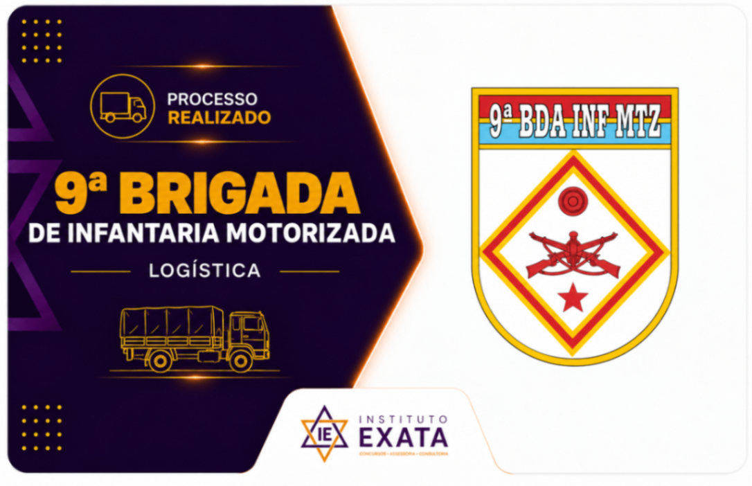9 BRIGADA DE INFANTARIA MOTORIZADA - 2024/2025 - Imagem Principal